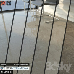 TUREX INTERNATIONAL Marble Tiles Set 29 