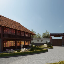  3D Resort Exterior By Nguyen Hong Quan 