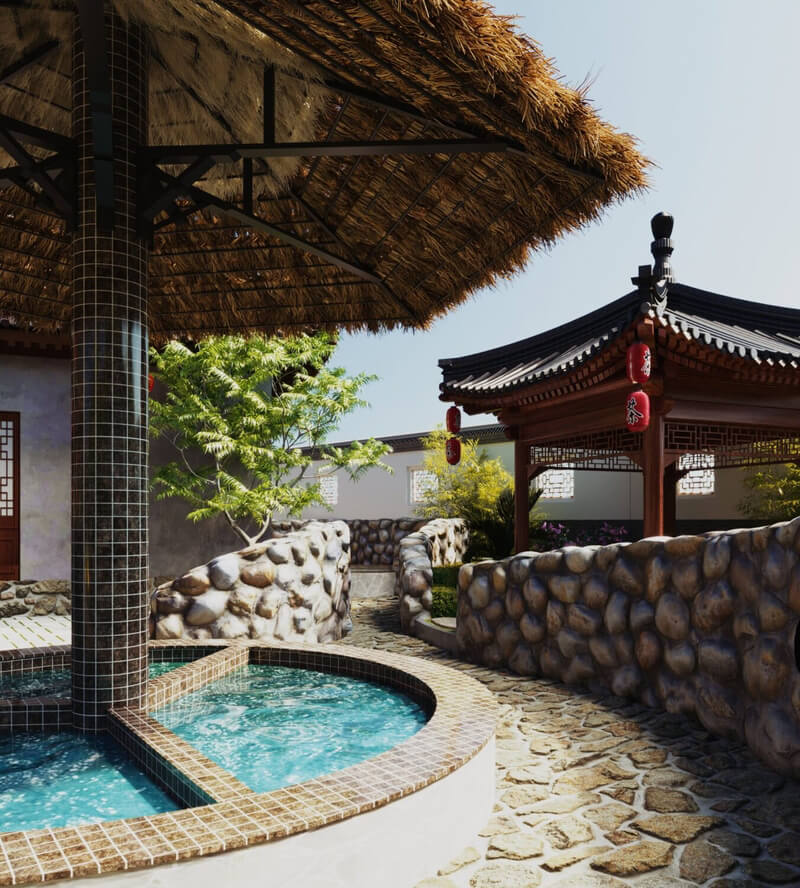  3D Resort Exterior By Nguyen Hong Quan