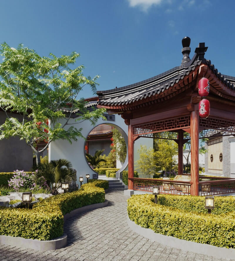  3D Resort Exterior By Nguyen Hong Quan