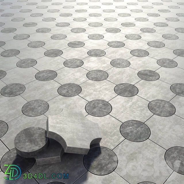 Paving stone 3D Models