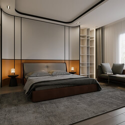 3D Interior Scenes File 3dsmax Model Bedroom 594 By Quang Pham 