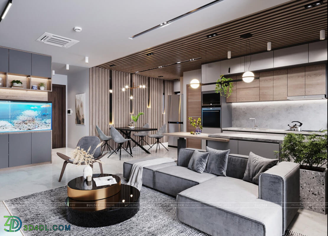 3D Interior Apartment 151 Scene File 3dsmax By QuangHuyTran