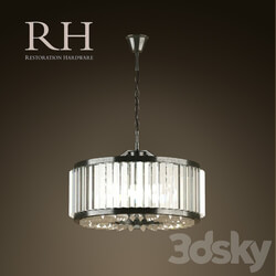 RH WELLES CRYSTAL CHANDELIER SMALL Pendant light 3D Models 