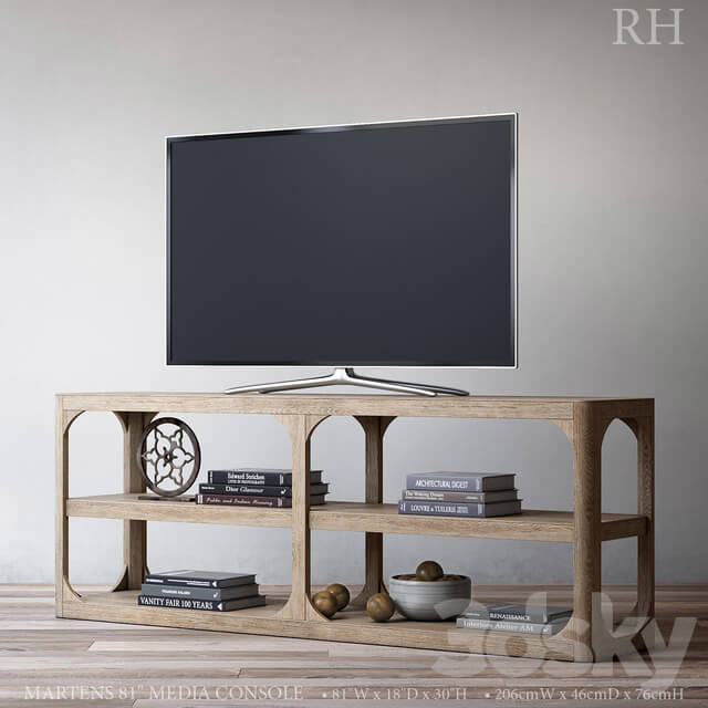 MARTENS 81in MEDIA CONSOLE Console 3D Models