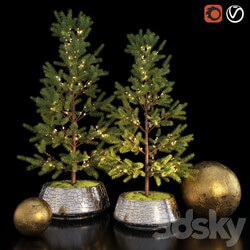Decorative Tree Restoration Hardware 3D Models 