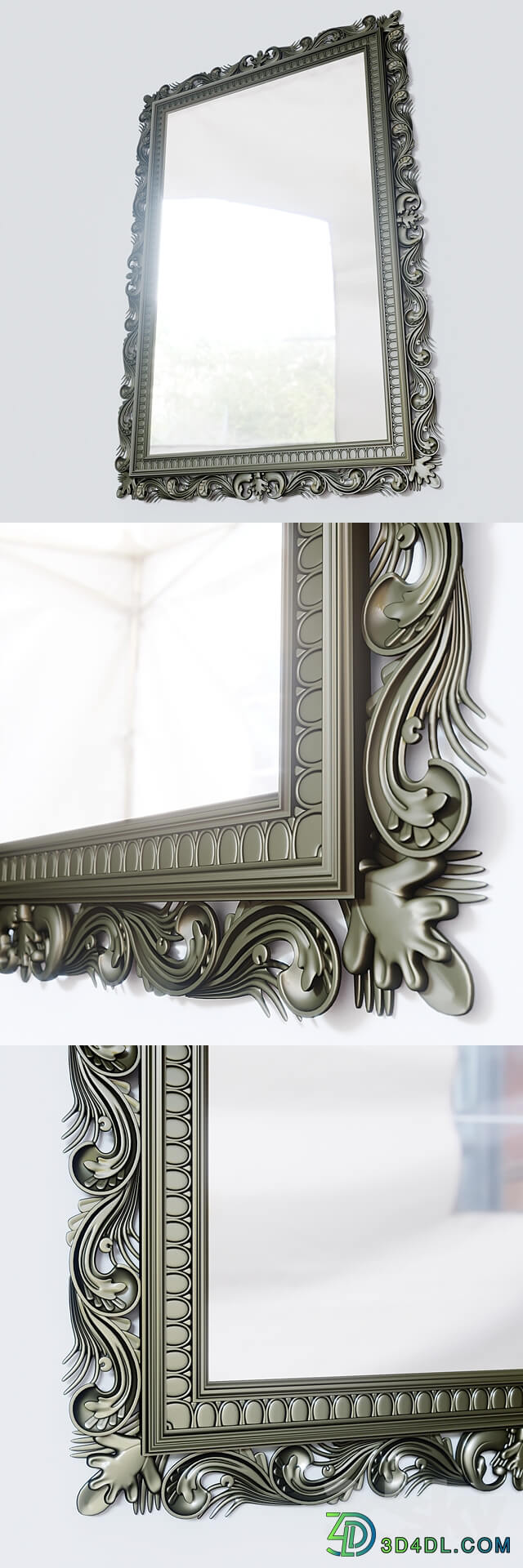 Framing frame for mirrors and paintings vray corona 