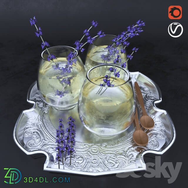 Lavender cocktail