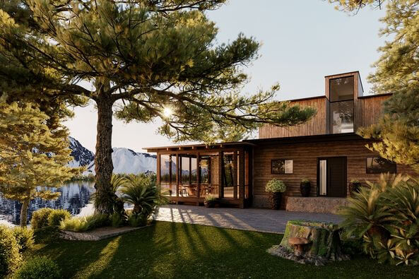 3D Exterior House Scene Model 3dsmax By Ng Thang