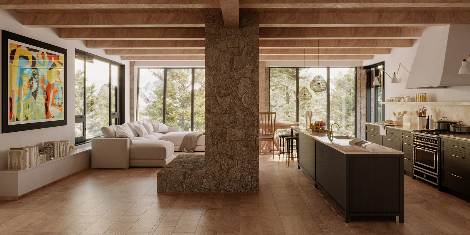 3D Exterior House Scene Model 3dsmax By Ng Thang