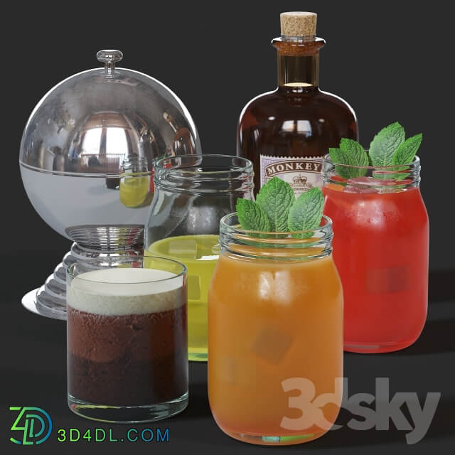 Cocktails small set