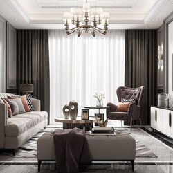  Living Room Interior by Le Anh Tuan 