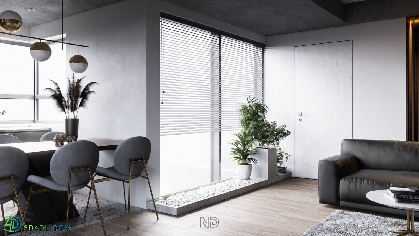 3D Interior Apartment 149 Scene File 3dsmax By Nam Do