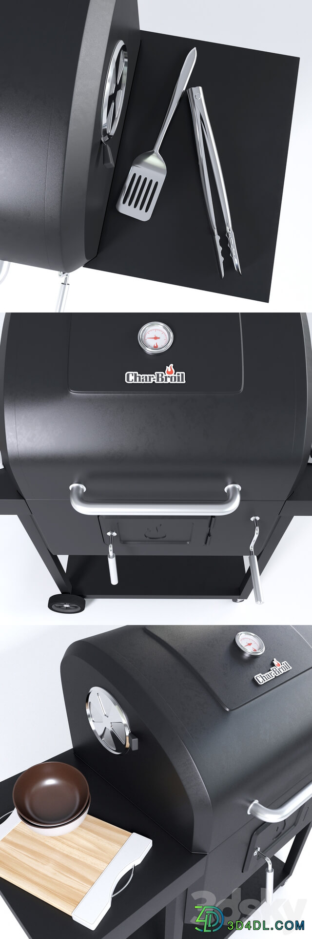 Charcoal grill CHAR BROIL CHARCOAL 30 3D Models