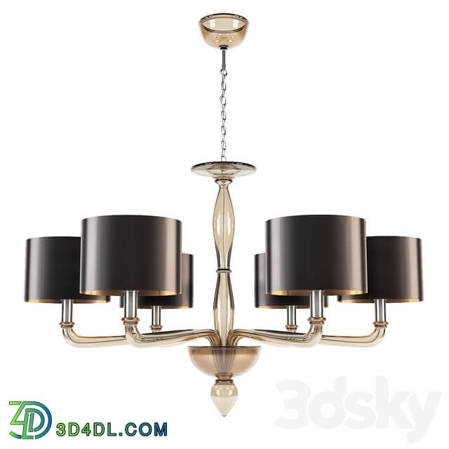 Villaverde Murano Luna Pendant light 3D Models