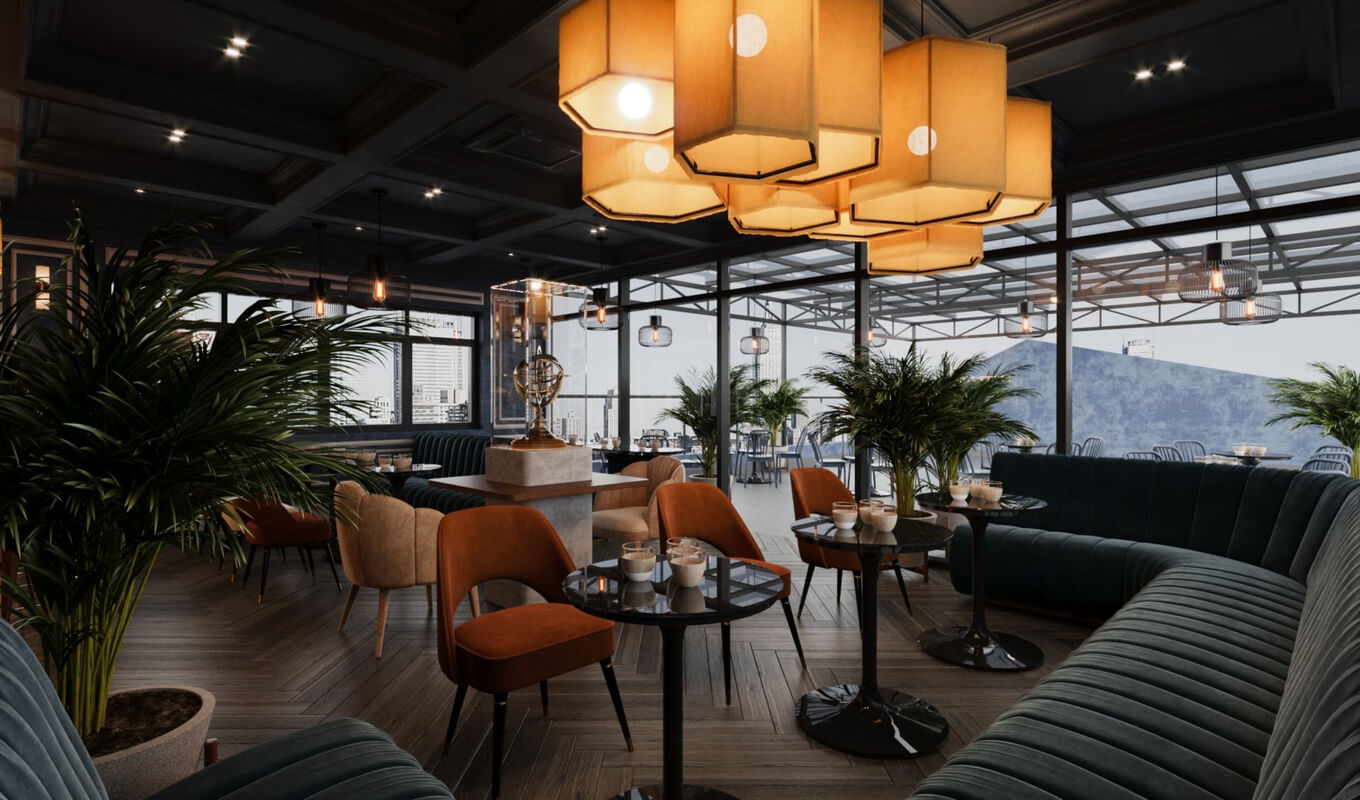 3D Model Interior Coffee 105 Scenes File 3dsmax By Tran Tien Viet