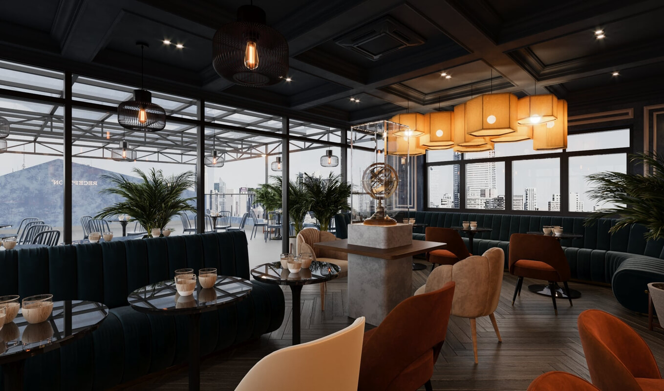 3D Model Interior Coffee 105 Scenes File 3dsmax By Tran Tien Viet