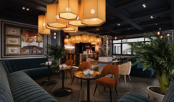 3D Model Interior Coffee 105 Scenes File 3dsmax By Tran Tien Viet