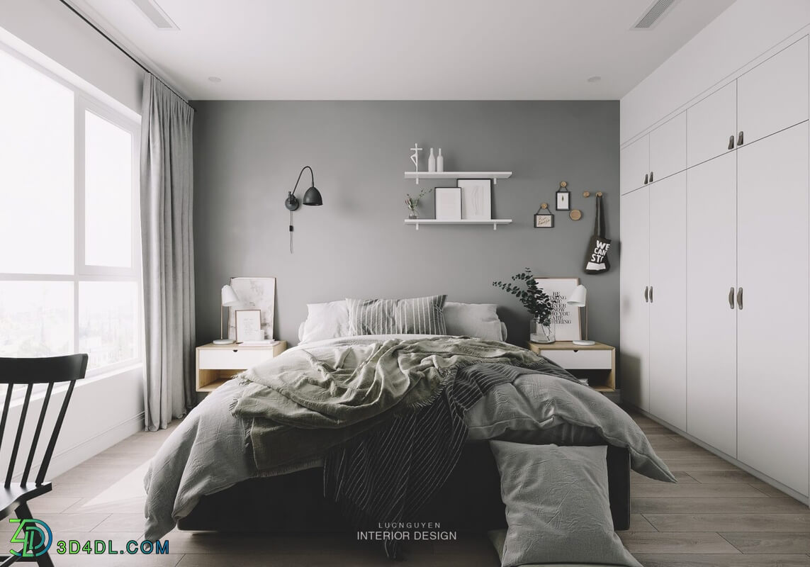 3D Interior Apartment 148 Scene File 3dsmax By NguyenLuc