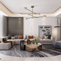 3D Interior Scene File 3dsmax Model Livingroom 367 By HuyHieuLee 