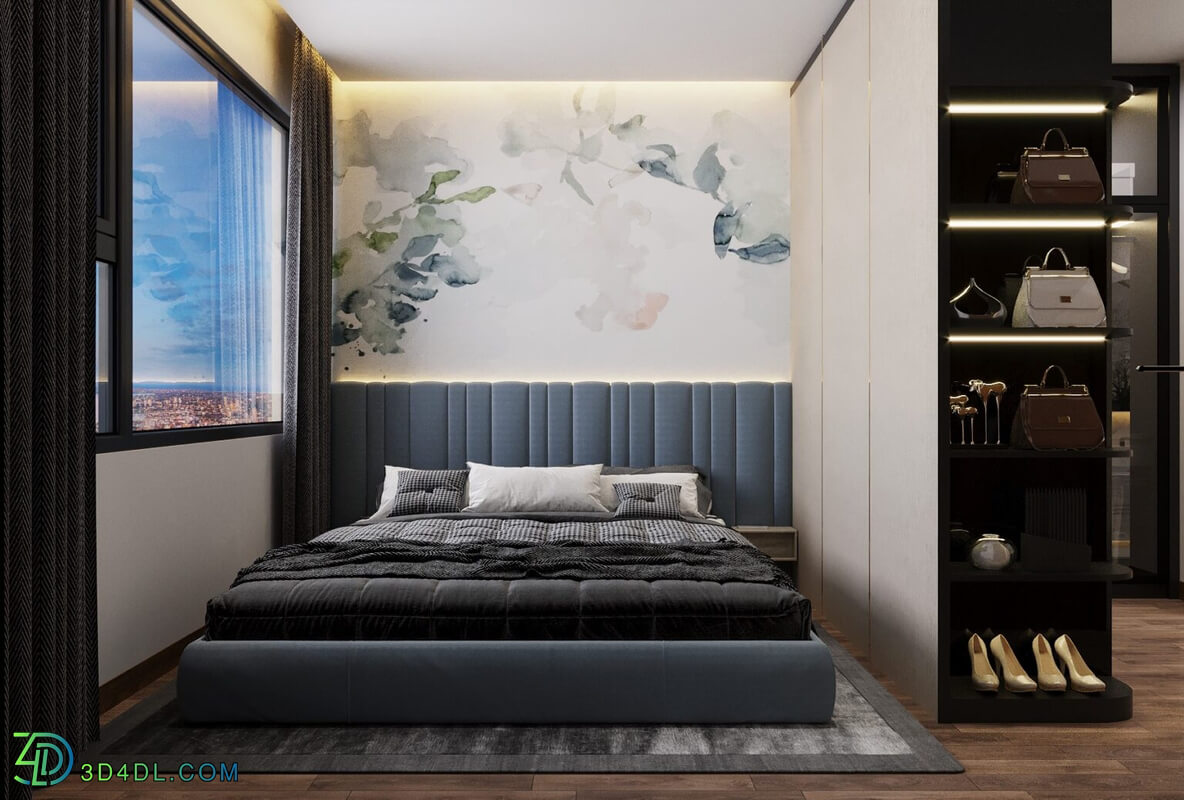 3D Interior Apartment 119 Scene File 3dsmax By Nguyen Huu Cong