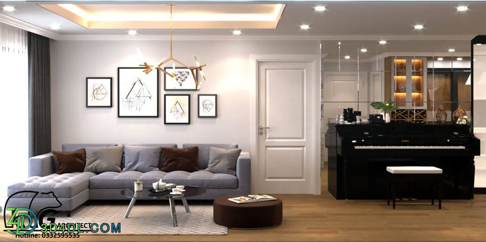 3D Interior Apartment 81 Scene File 3dsmax By GauCaCon