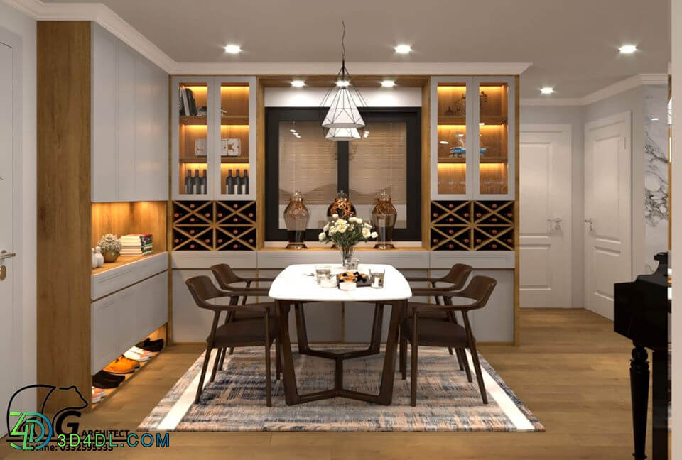 3D Interior Apartment 81 Scene File 3dsmax By GauCaCon
