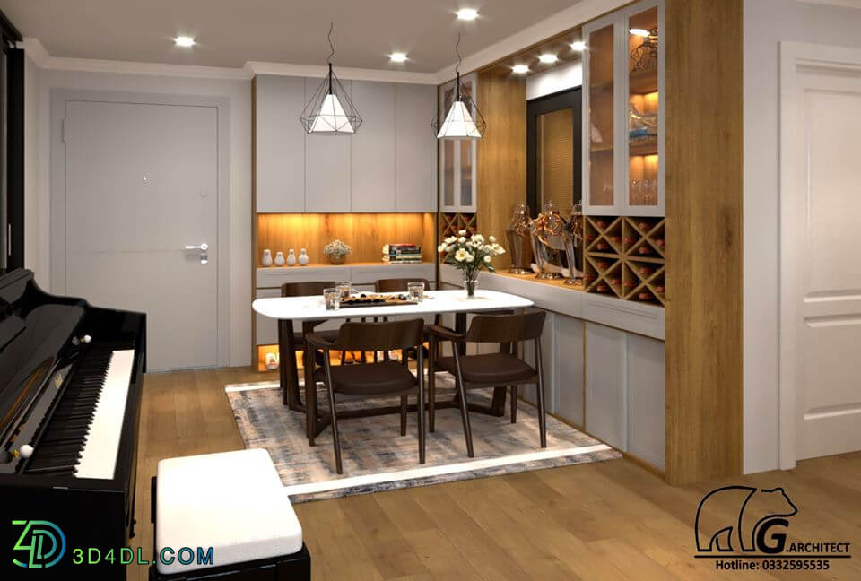 3D Interior Apartment 81 Scene File 3dsmax By GauCaCon
