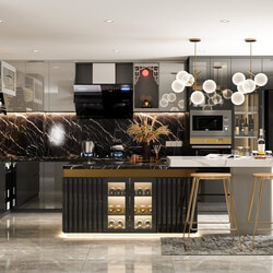 3D Model Kitchen 206 By Phuc La 