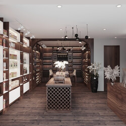  3D Wine Showroom By Thien Vy 