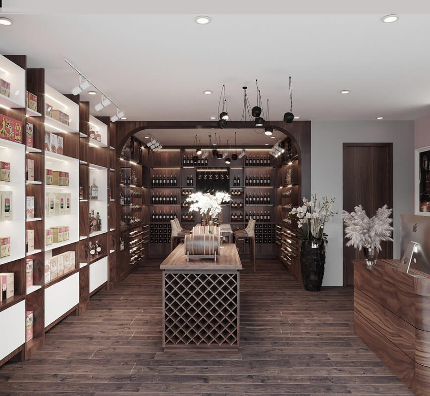  3D Wine Showroom By Thien Vy