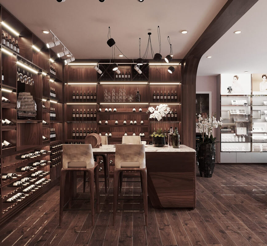  3D Wine Showroom By Thien Vy
