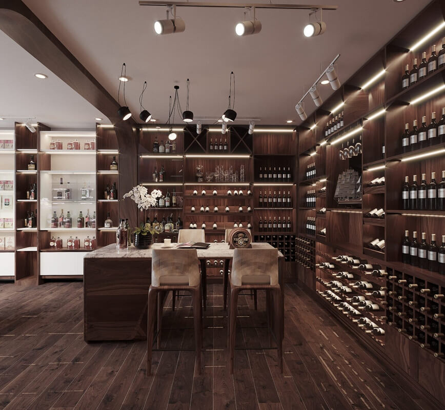 3D Wine Showroom By Thien Vy