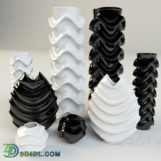 Decorative ceramic vase.