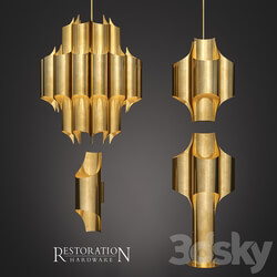 Lighting Collection Cathedral brass Restoration Hardware Pendant light 3D Models 