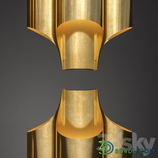 Lighting Collection Cathedral brass Restoration Hardware Pendant light 3D Models