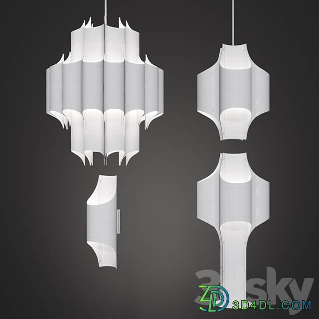 Lighting Collection Cathedral brass Restoration Hardware Pendant light 3D Models