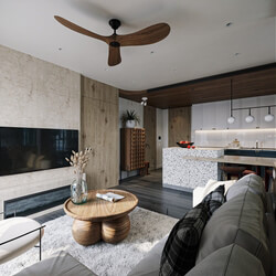 Apartment Interior Model By Nguyen The Dinh 