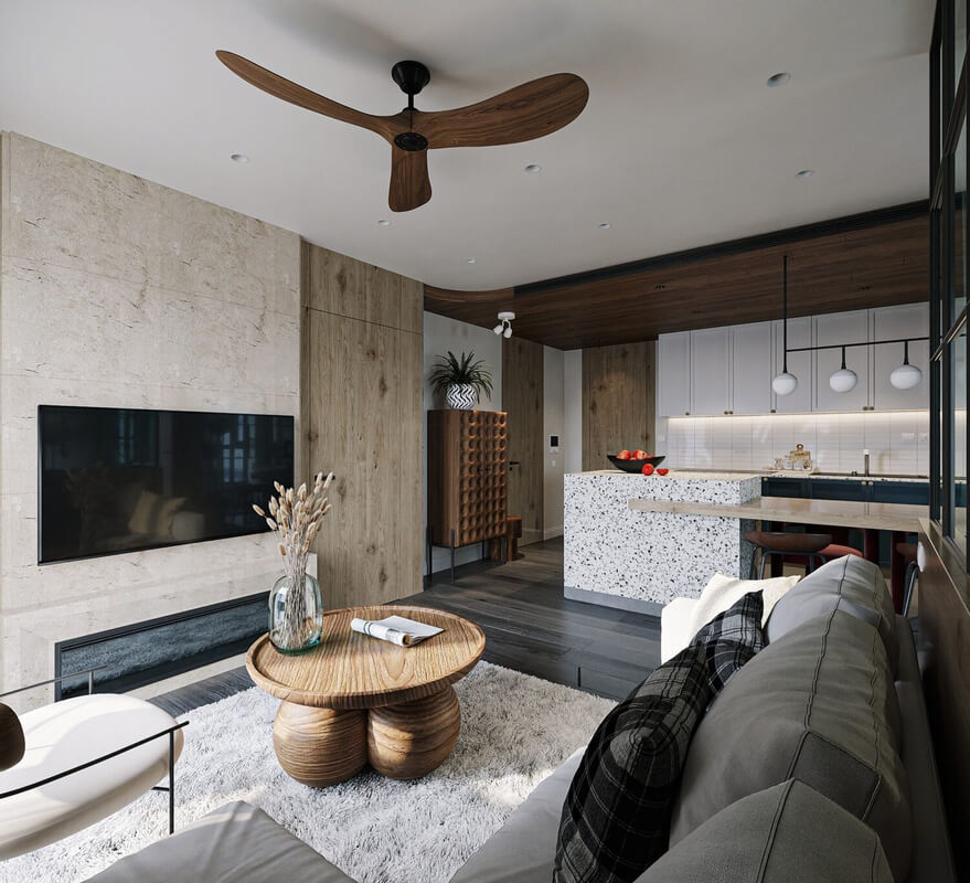  Apartment Interior Model By Nguyen The Dinh