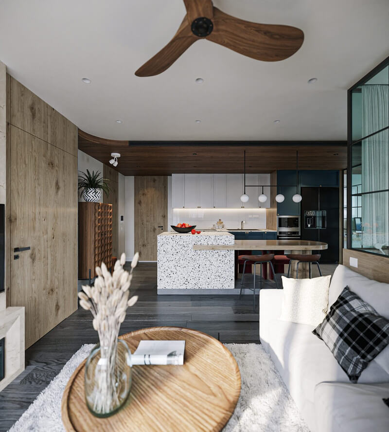  Apartment Interior Model By Nguyen The Dinh