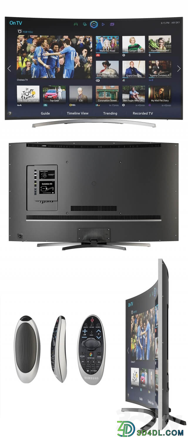 Samsung Smart 3D LED TV UE65H8000