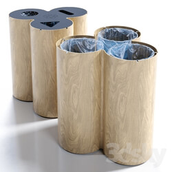 Other Trio recycling bin by Materia 