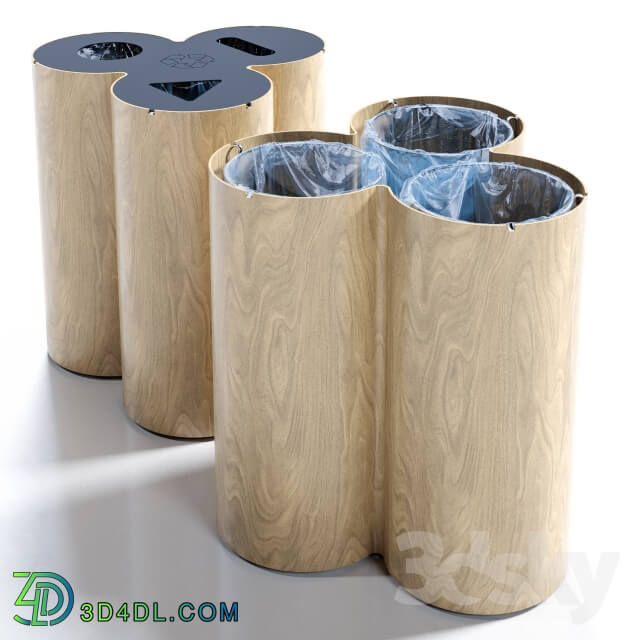 Other Trio recycling bin by Materia