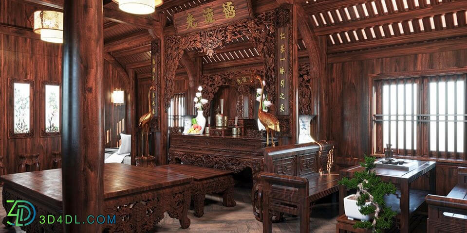 3D Interior House Scenes File 3dsmax Model By Tuan Anh 