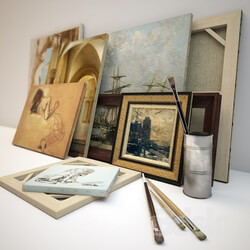 Other decorative objects Set of the artist 