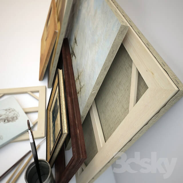 Other decorative objects Set of the artist