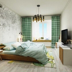 3D Interior Scenes File 3dsmax Model Bedroom 81 