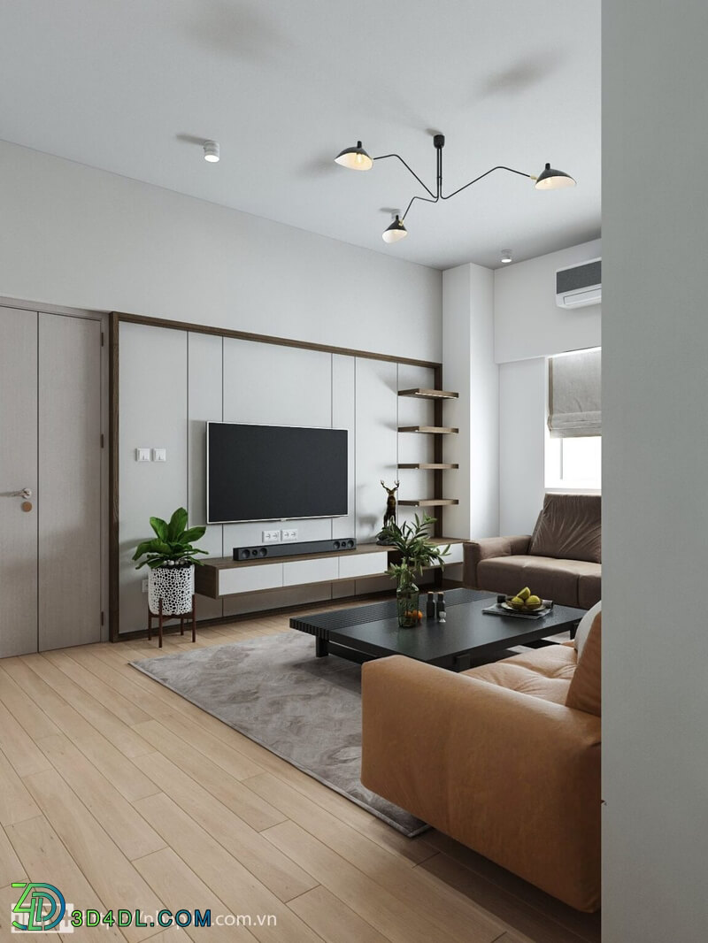 3D Interior Apartment 183 Scene File 3dsmax 