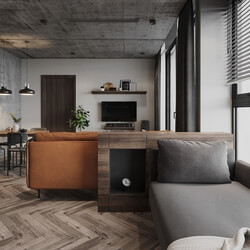 3D Interior Apartment 42 Scene File 3dsmax By DongDaoVuong  