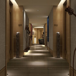 Corridors And Aisles 3d model 20 